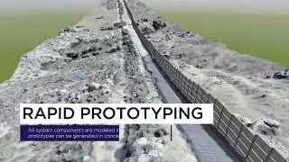 Macro 3D data acquisition and Model Configuration - Border Wall