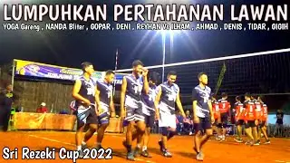 SPIKE TAJAM Yoga Gareng , Nanda , Deni Vs Ilham , Tidar , Gendingan Vs Bandung SRI REZEKI CUP 2022