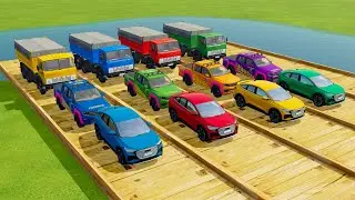 FS22: Emergency Services on the Move! MAN Trucks City Delivery with police cars & tractor - fs22
