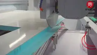 #sandwichpanel  Panel Cutting CNC Machine For Refrigerated Truck And Insulated Trailer #refrigerated