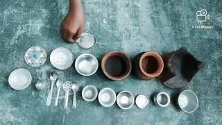Miniature Choppu Saman | Mini Kitchen Set/Miniature | Small Cooking Product