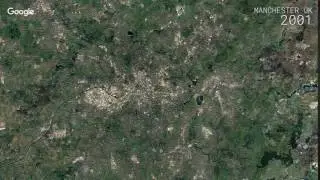Google Timelapse: Manchester, UK