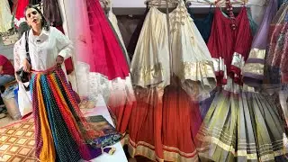 Best Navratri Lehange🥰( Rakhial Macchi Market Road) || Divyani Malviya Vlog ||