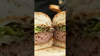 Juicy Beef Burger Sizzle ASMR | Ultimate Beef Patty Flip & Sizzle Sounds | Beef Burger