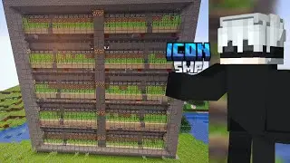 I MADE THE BIGGEST SUGARCANE FARM IN THIS PUBLIC LIFESTEAL SERVER | ICON NETWORK @PSD1 @SenpaiSpider