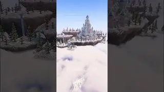 Minecraft: Floating Fantasy Castle! | #timelapse #minecraft #minecraftbuilding #shorts