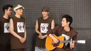 [13.08.21] EXO's surprise to Apink's NaEun singing 