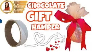 DIY Chocolate Gift hamper from Trash? Viral Tape Circle Hack for 2026