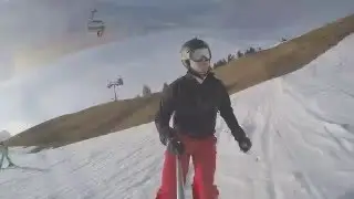 Kleinwalsertal Heuberg Arena, Parsenn Abfahrt, Riezeln filmed with gopro hero 4 black