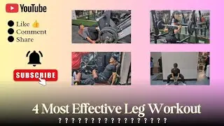 4 Most Effective Leg Workout.#fitness #motivation #lifestyle #model #fitnessjourney #explorefitness 
