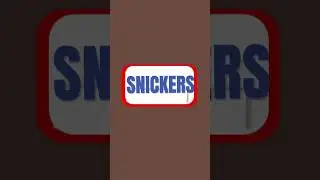 Snickers chocolate bar logo