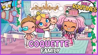 🌟 Daily Routines 🏡 The Birth of a New Baby in the Coquette Family Avatar World 💫 Lily and Tofu