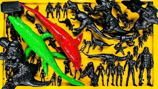 Dinosaurus Jurassic World Dominion: T-rex, Siren Head, Catnap, Skibidi, Godzilla, King Kong