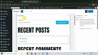 How To Fix WordPress Widgets Not Working in Hostinger
