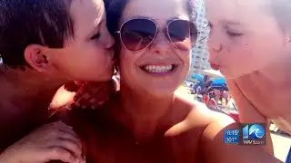 Beach single mom waiting and wondering about unemployment benefits