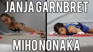 Janja Garnbret VS Miho Nonaka - IFSC Climbing World Cup Meiringen 2018 - Climbing Comparison