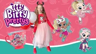 Itty Bitty Prettys Tea Party Surprise from Zuru Unboxing HUGE TEA CUP  Распаковка  25 сюрпризов