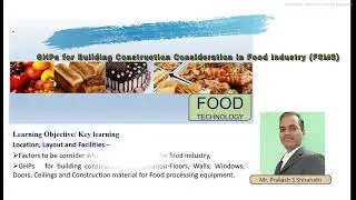 GHPs for Building Construction Consideration in Food Industry (FSMS) . Part-1/4