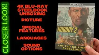 NOBODY 2 (2025) 4K Blu-ray Steelbook Распаковка / Обзор.