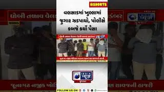 Valsad News | વલસાડમાં ખુલ્લામાં જુગાર ઝડપાયો, પોલીસે કબજે કર્યો પૈસા | Police Bust Illegal Gambling