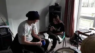 Naomi sharing her lyrics with Samantics