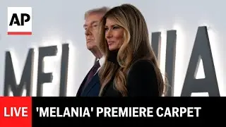 LIVE: 'Melania' documentary premiere red carpet