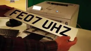 OKI C650 Number Plate Printer for UK vehicles