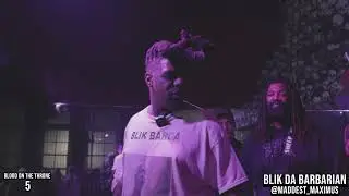 BBA PRESENTS: BLOOD ON THE THRONE 5! BLIK DA BARBARIAN VS. CANE