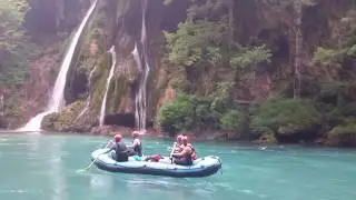 Waterfalls Sige, deep in the european deepest canyon / Tara River Canyon / Durmitor National Park