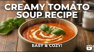 The BEST Creamy Tomato Soup Recipe (With Roasted Red Peppers!) | Ultimate Comfort Food