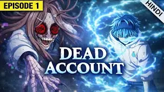 Dead Account Episode 1 Explained in Hindi | Horror Anime Story #anime #newanime 