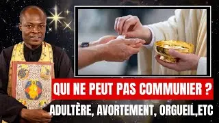 Toute personne en &eacute;tat de p&eacute;ch&eacute; grave non confess&eacute; ne peux pas communier : Pere M&egrave;nas 