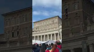 4k Vatican City. Angelus January 1st 2023 