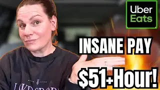 Заработок Uber Eats в канун Рождества 🎄💰 51 доллар и более в час в течение 8 часов | Dash With Nic