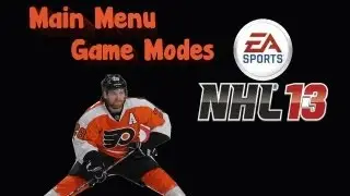 NHL 13 Main Menu Game Modes
