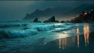 Sleep For 11 Hours Straight, High Quality Stereo Ocean Sounds Of Rolling Waves For Deep Sleeping