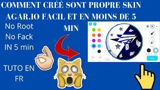 ''TUTO EN FR''COMMENT CR&Eacute;&Eacute; SON PROPRE COSTUME SKIN AGAR.IO FACILEMENT NO ROOT PC