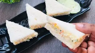 Cream Cheese Sandwiches | No Fire Sandwich Recipe | Easy & Quick Sandwich | Breakfast Recipes