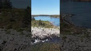 A Peaceful Escape-- Drone Flyaway over Sea