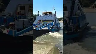 Car Ferry River Seine France 🇫🇷 ⛴️ 😎