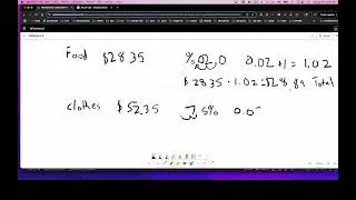 taxes percent shortcut