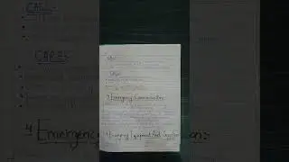 Chapter 1||Organisation and Administration of Emergency care||Emergency Procedures