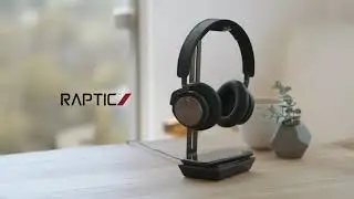 Raptic Rise Headphone Stand & Wireless Qi Charger