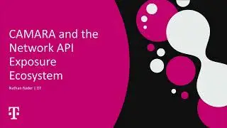 SNS4SNS Session 4 &ndash; CAMARA and the Network API Exposure Ecosystem