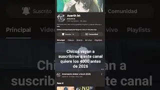 vayan a seguirlo @Azarth-ist