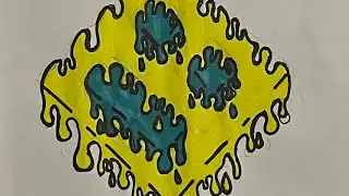 Relaxing Geometry Dash Drip Drawing
