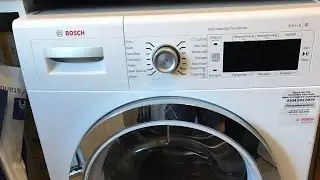 Hotpoint Aqualtis & BOSCH Condenser Dryer Shirts Wash and Dry Cycles