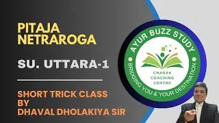 PITAJA NETRA ROGA WITH TRICKS #ayurveda #aiapget #ayurbuzzstudy #prepg #vddhaval #shalakyatantra