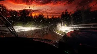 N&uuml;rburgring in the Rain | Porsche 963 Onboard at Sunset (2H Loop)