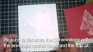 Maria's Monday Madness - CD Envelope Shaker Card Tutorial